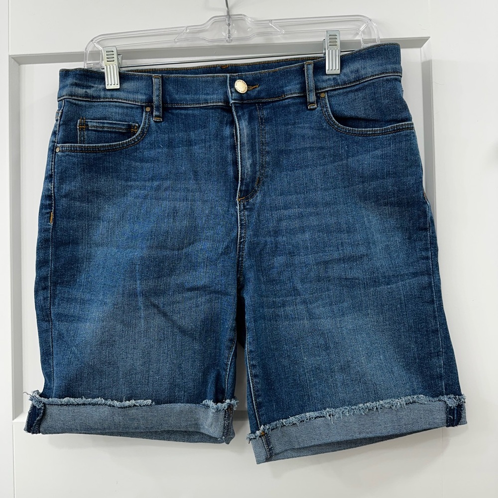 Ann Taylor Factory Medium Wash Jean Shorts